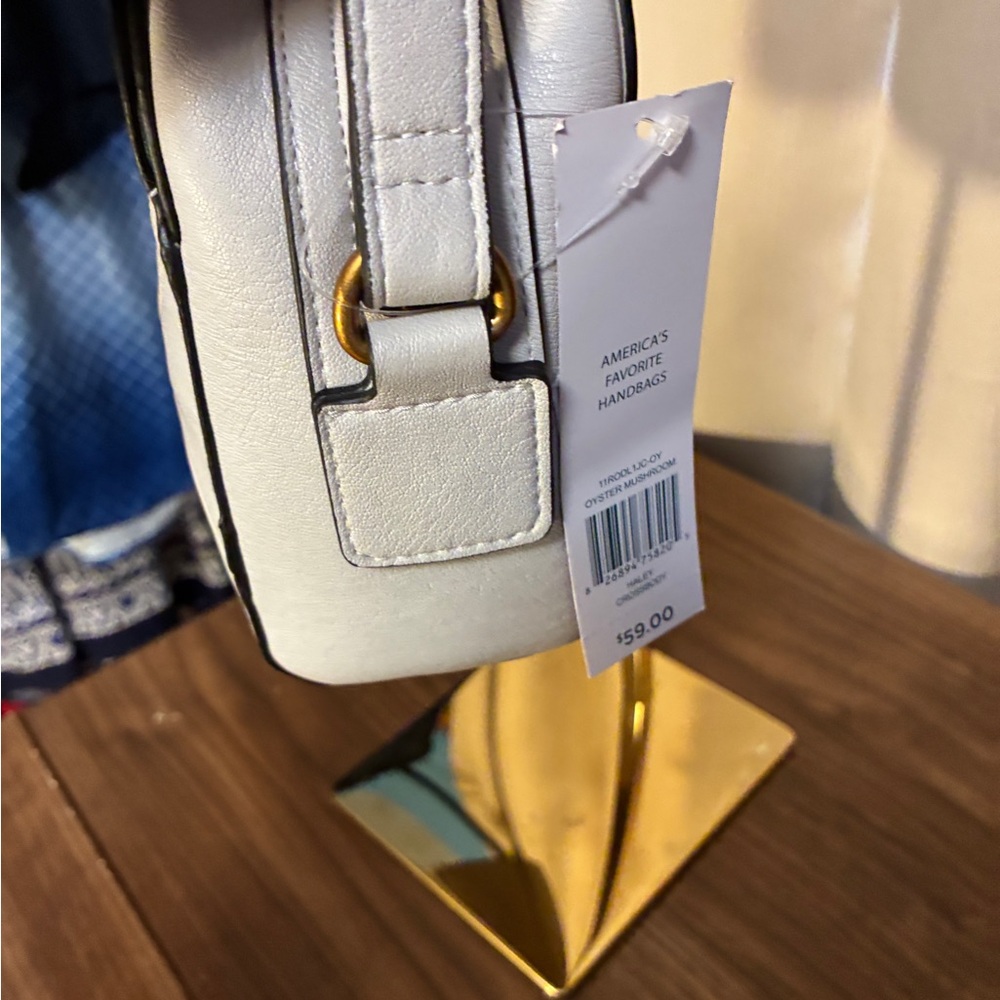 Rosetti White Quilted Dome Crossbody with Gold Logo NWT - Picture 6 of 17